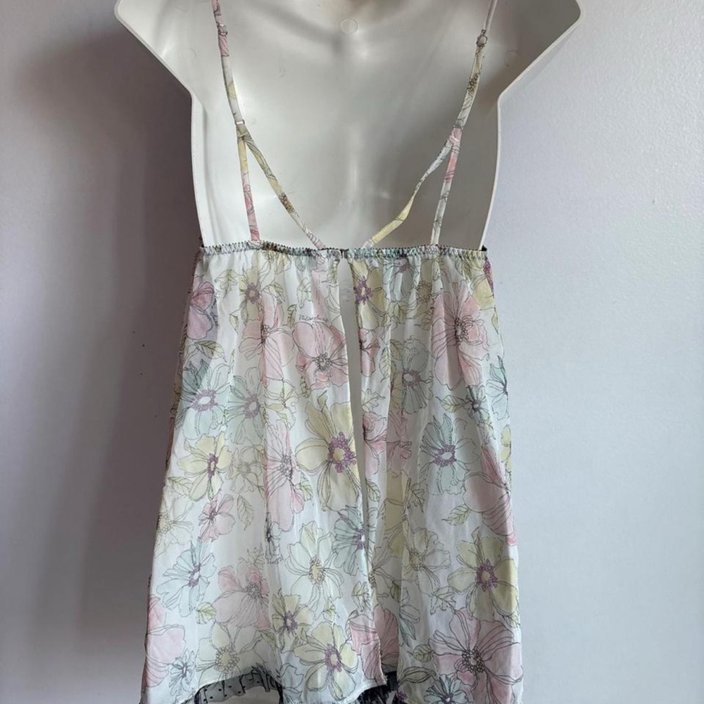 Y2K Victoria’s Secret floral baby doll top - Picture 4 of 5